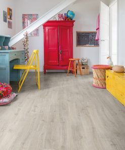 Quick-Step vízálló laminált padló - Szürke Newcastle tölgy - EL3580