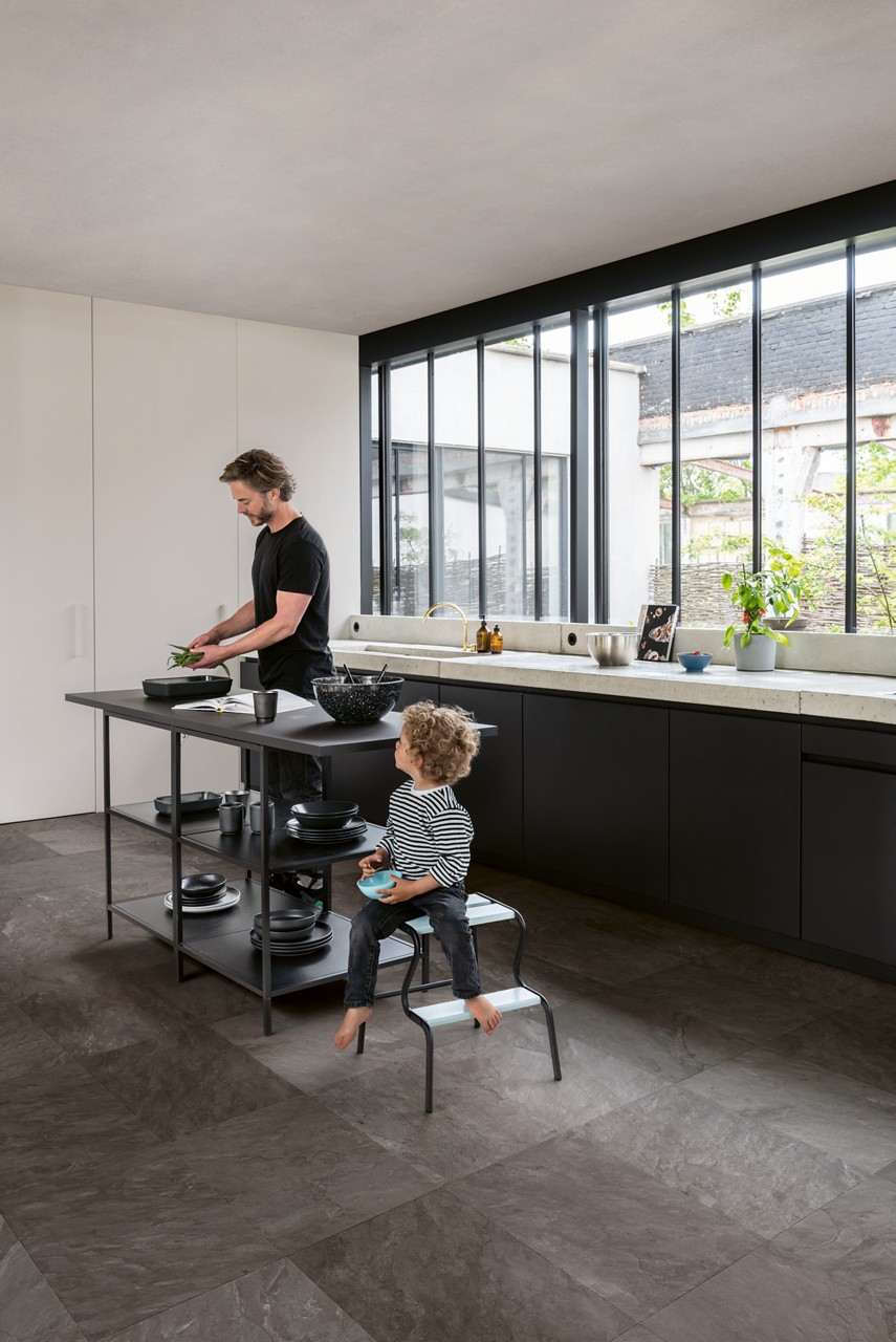 Quick-Step "Muse" vízálló laminált padló - Szürke pala