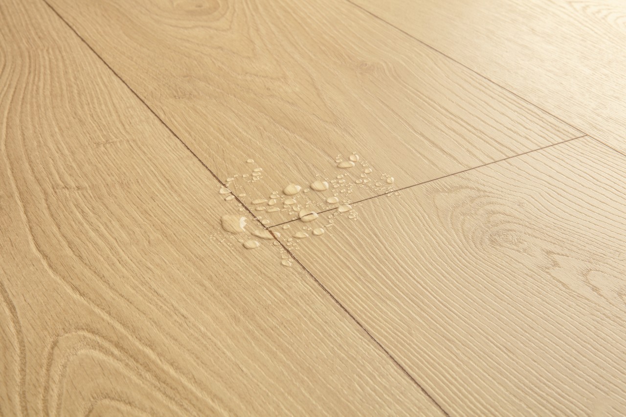 Quick-Step "Classic" vízálló laminált padló - Szürkés bézs tölgy - Image 3