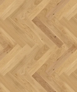 Alternative view of Barlinek Only Wood Herringbone 110 - Oak Caramel