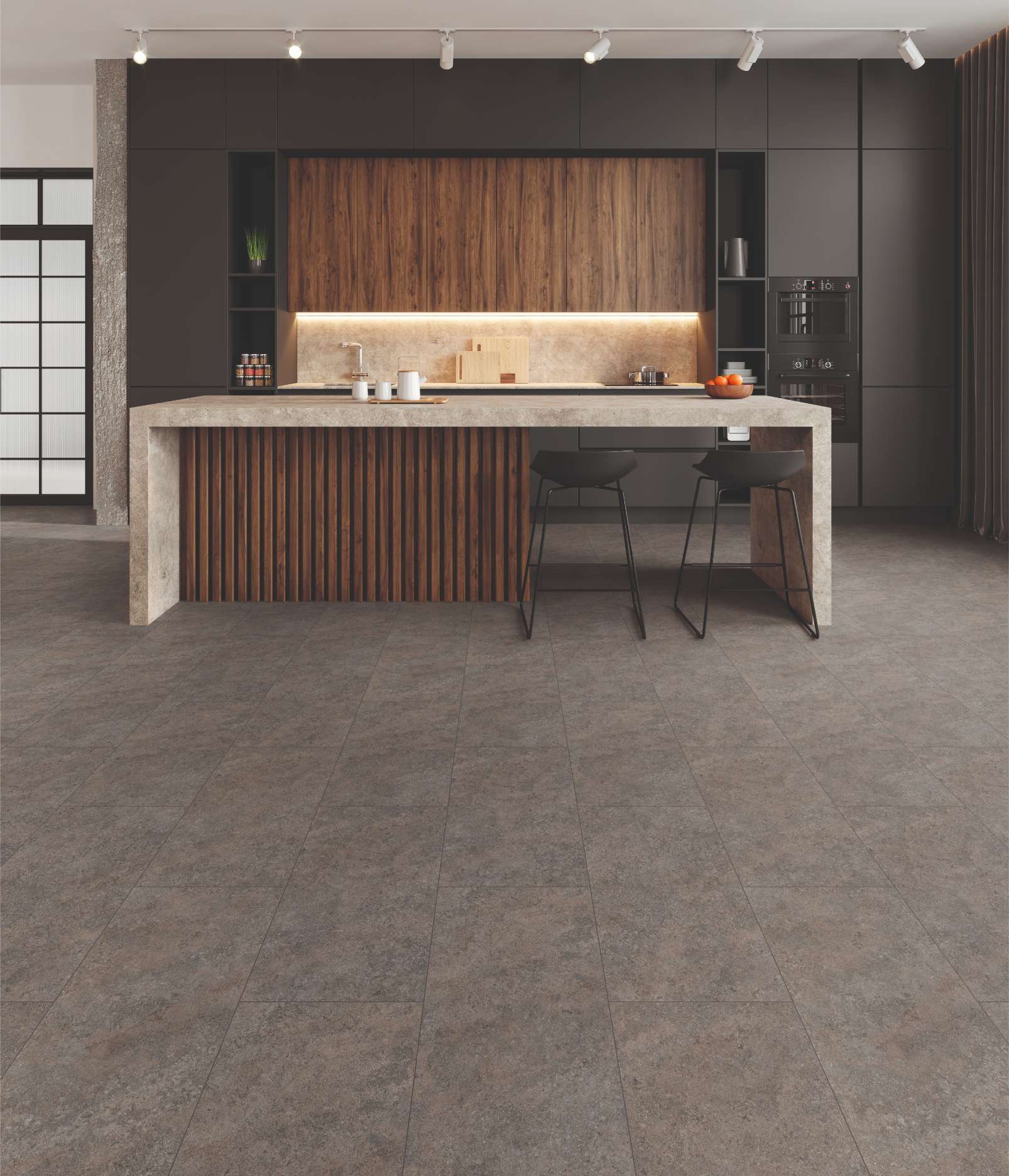 Krono Original MO.RE! "Atlantic 8 - Tiles" - Grey Albus