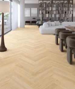 Barlinek Next Step Herringbone - Vanilla Oak