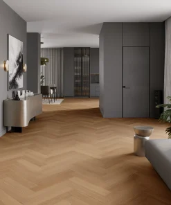Barlinek Smart Wood Herringbone - ESSENZA Esthetic Oak
