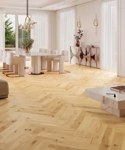 Barlinek Only Wood Herringbone 130 - Oak Grand Canyon
