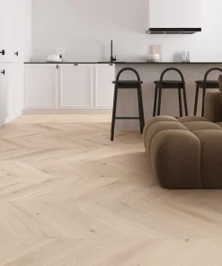 Alternative view of Barlinek Only Wood Chevron - Oak Trivor