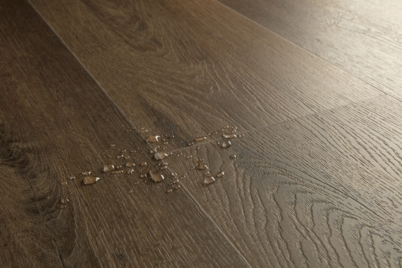Quick Step Vinyl Flex "Fuse" - Sötétbarna vászon tölgy - Image 3