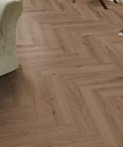 Alternative view of Tarkett Rigid Herringbone - Delicate Oak Walnut