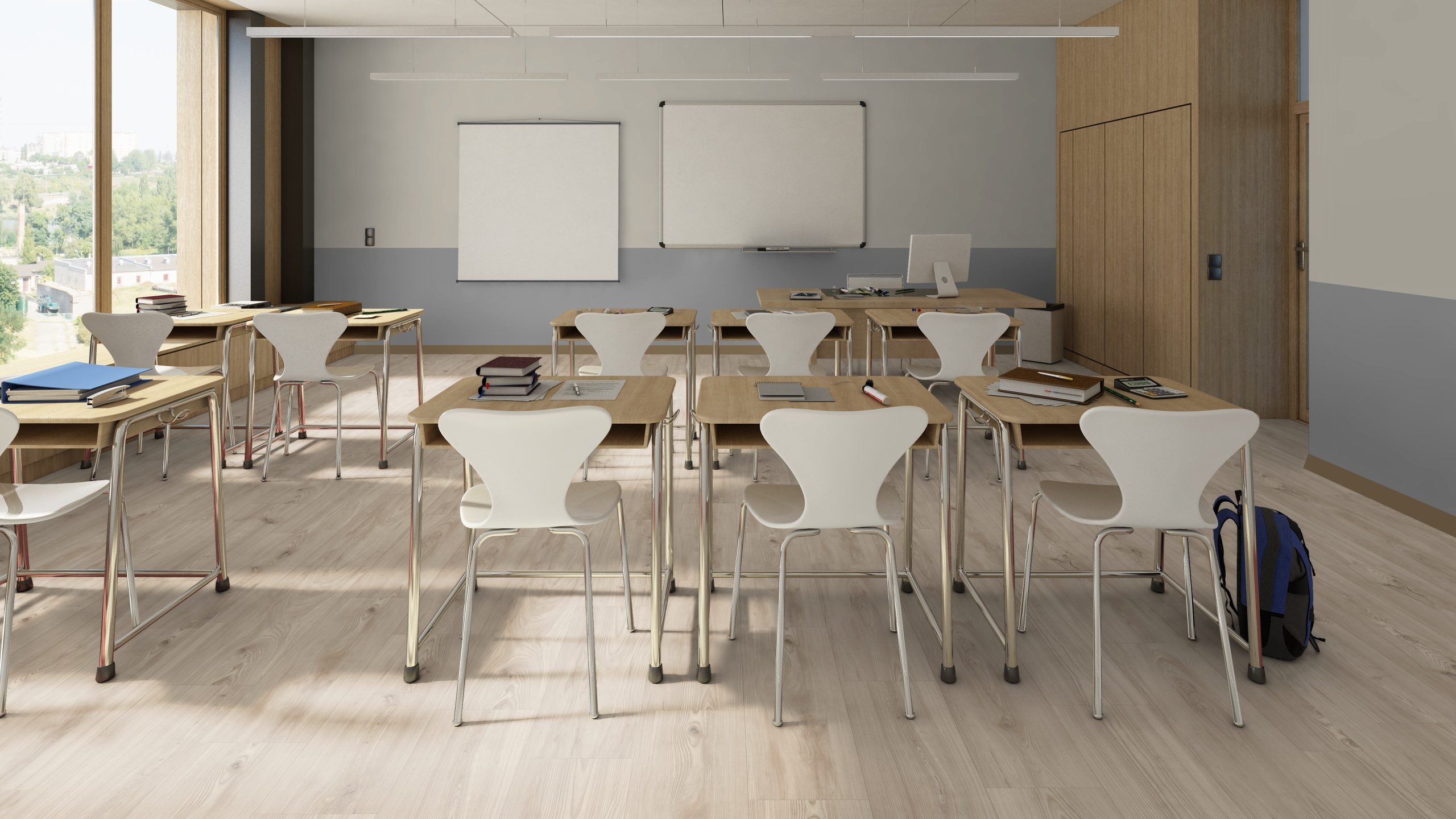 Tarkett iD Inspiration 55 - Brushed Elm Grege - Image 2