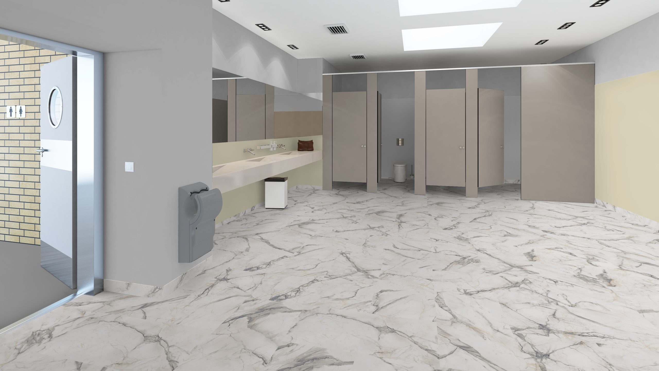 Tarkett iD Inspiration 55 - Carrara Grande White - Image 2