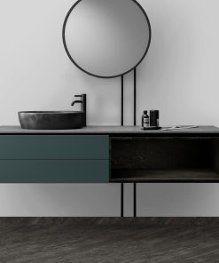 Alternative view of Tarkett iD Inspiration 55 - Charred Wood Black